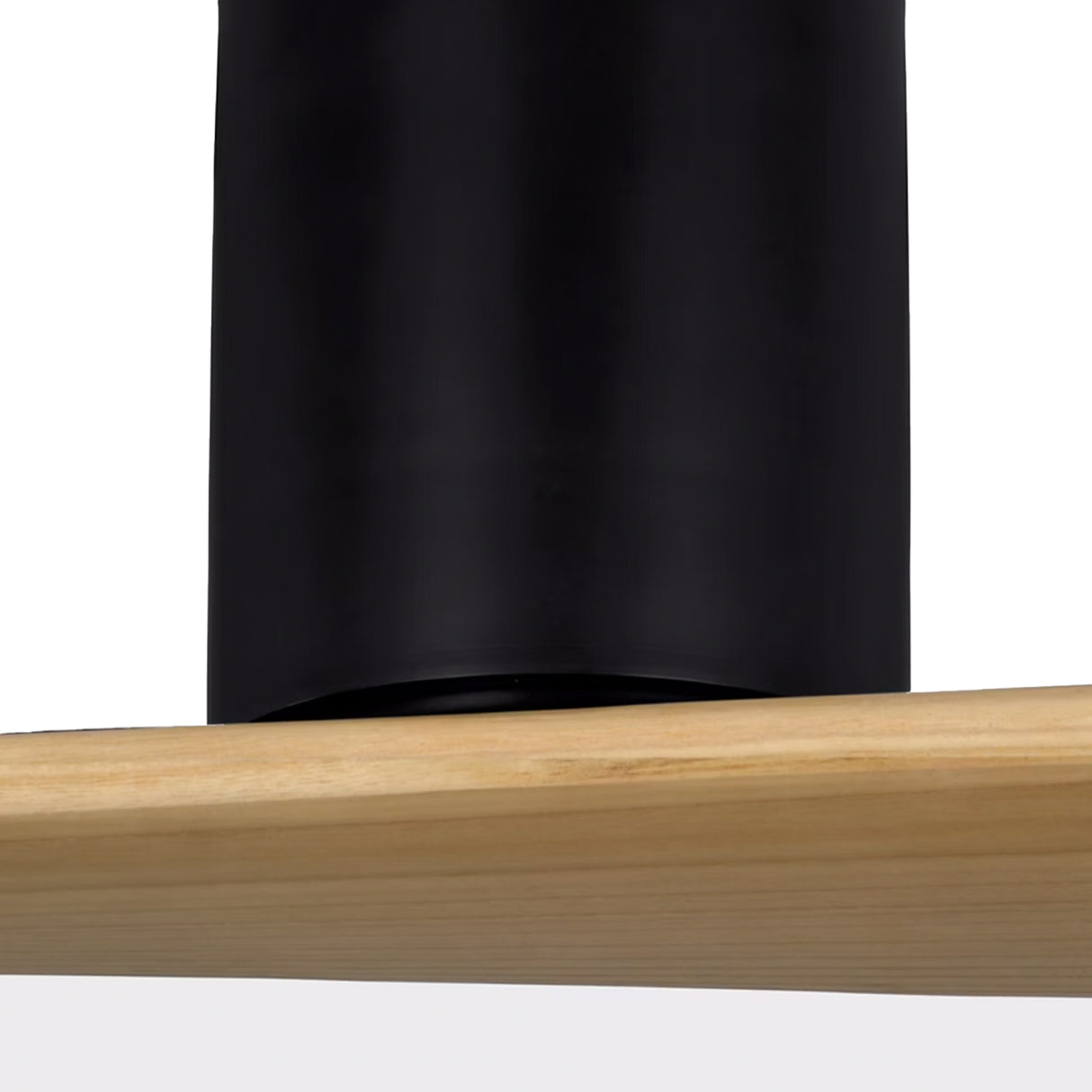 Finch Smart Ceiling Fan 52", Natural Oak and Matte Black