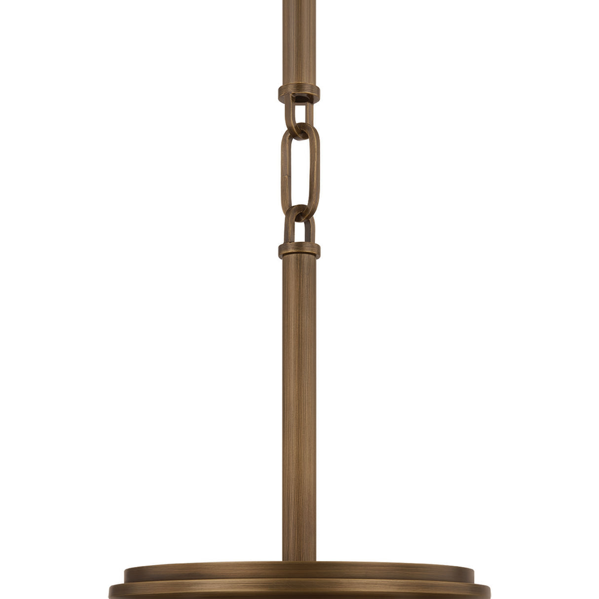 Lennox Medium Pendant 16", Vintage Bronze and Milk Glass