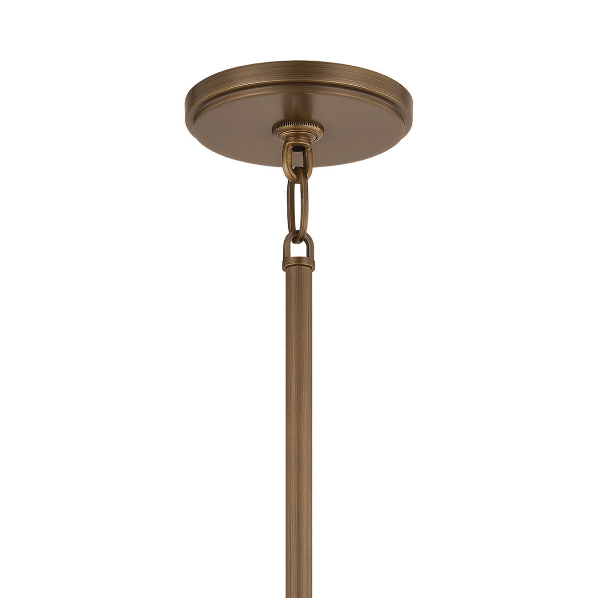 Lennox Medium Pendant 16", Vintage Bronze and Milk Glass