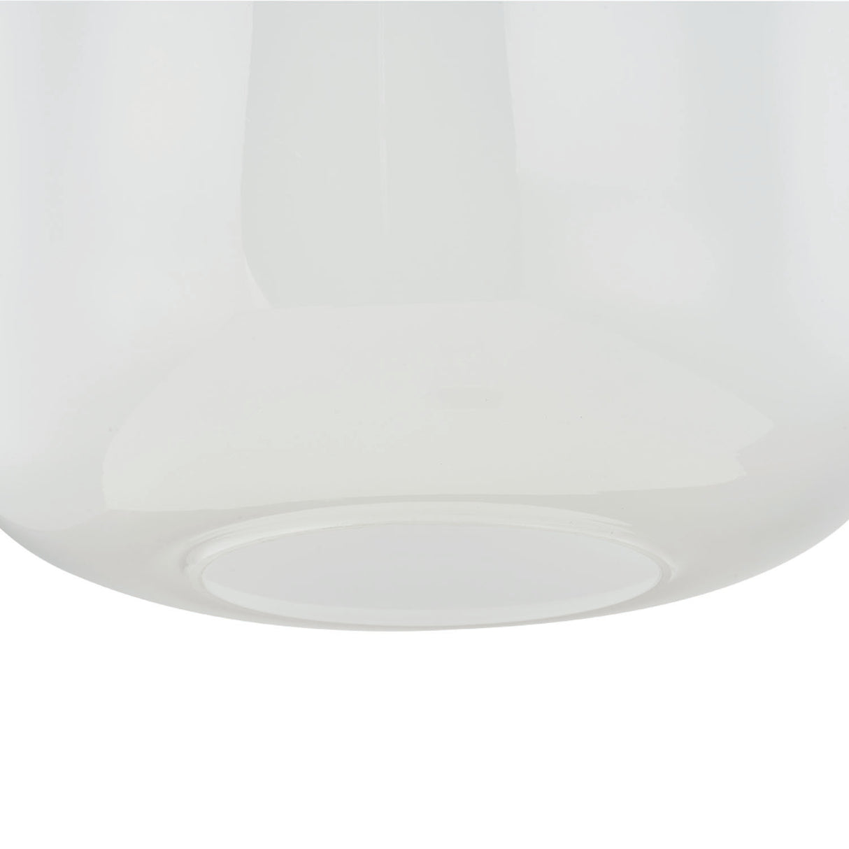 Norden Medium Pendant 16", Aged Brass and Milk Glass