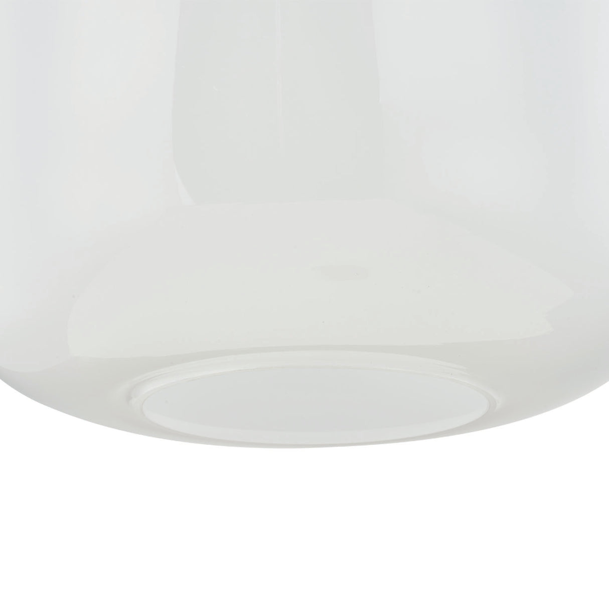 Norden Small Pendant 12", Aged Brass and Milk Glass