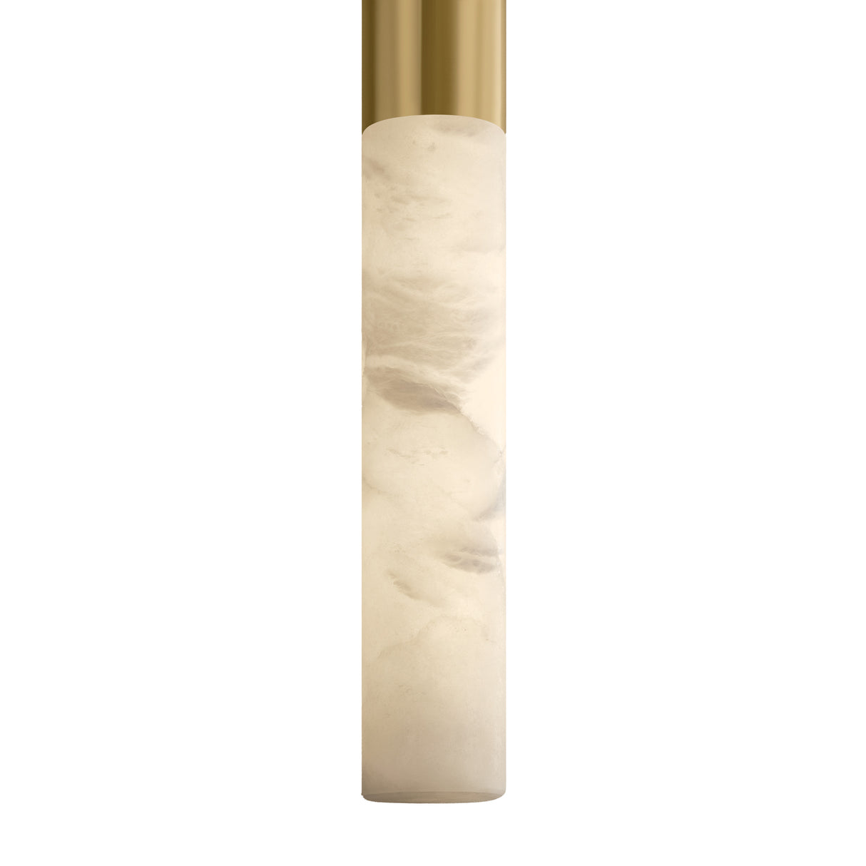 Arden LED Wall Sconce 18", Vintage Brass and Alabaster