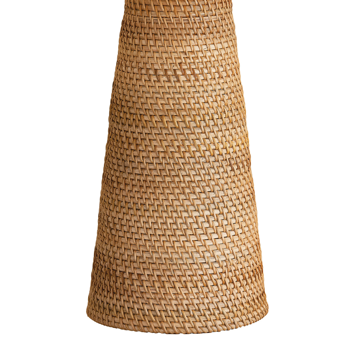 Arly Table Lamp 26", Natural Rattan