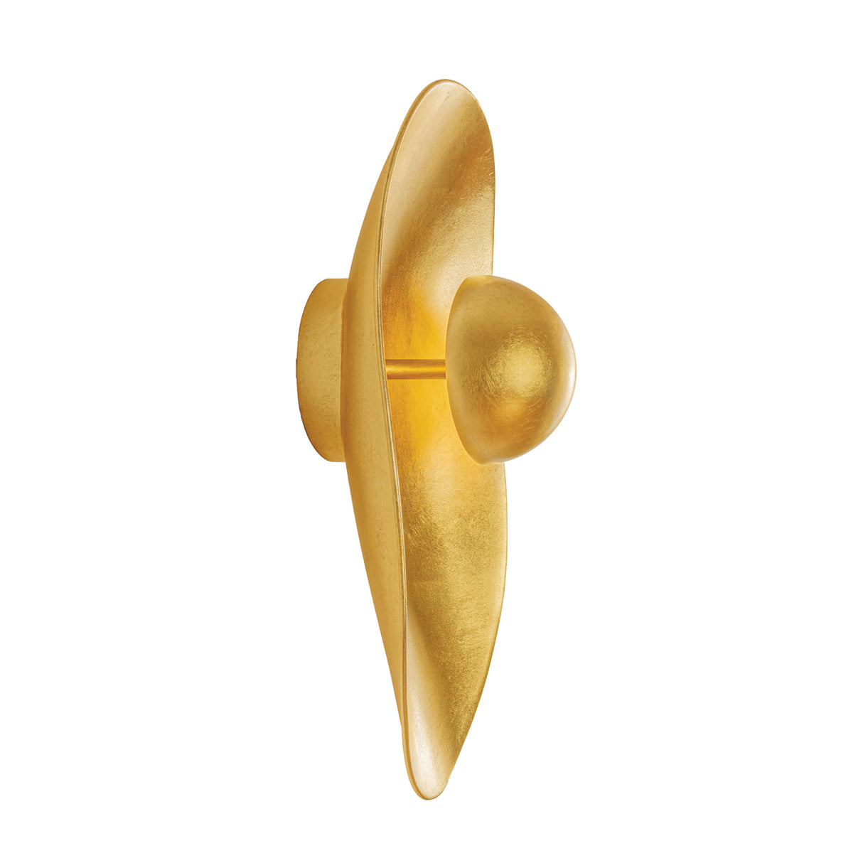 Syon LED Wall Sconce 19", Gold Leaf