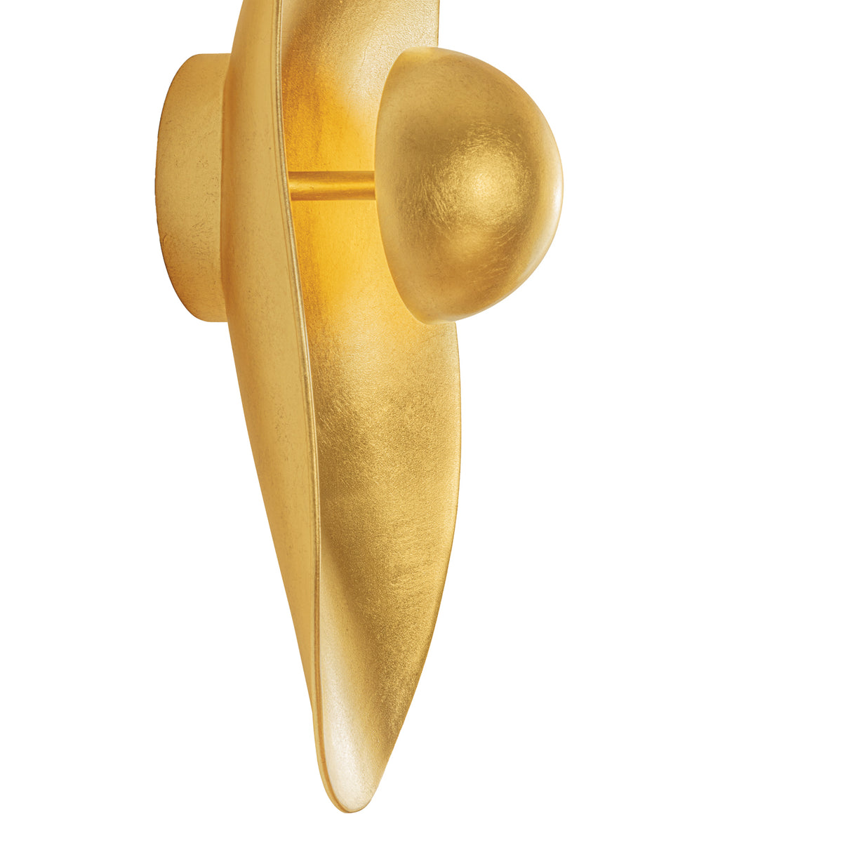 Syon LED Wall Sconce 19", Gold Leaf