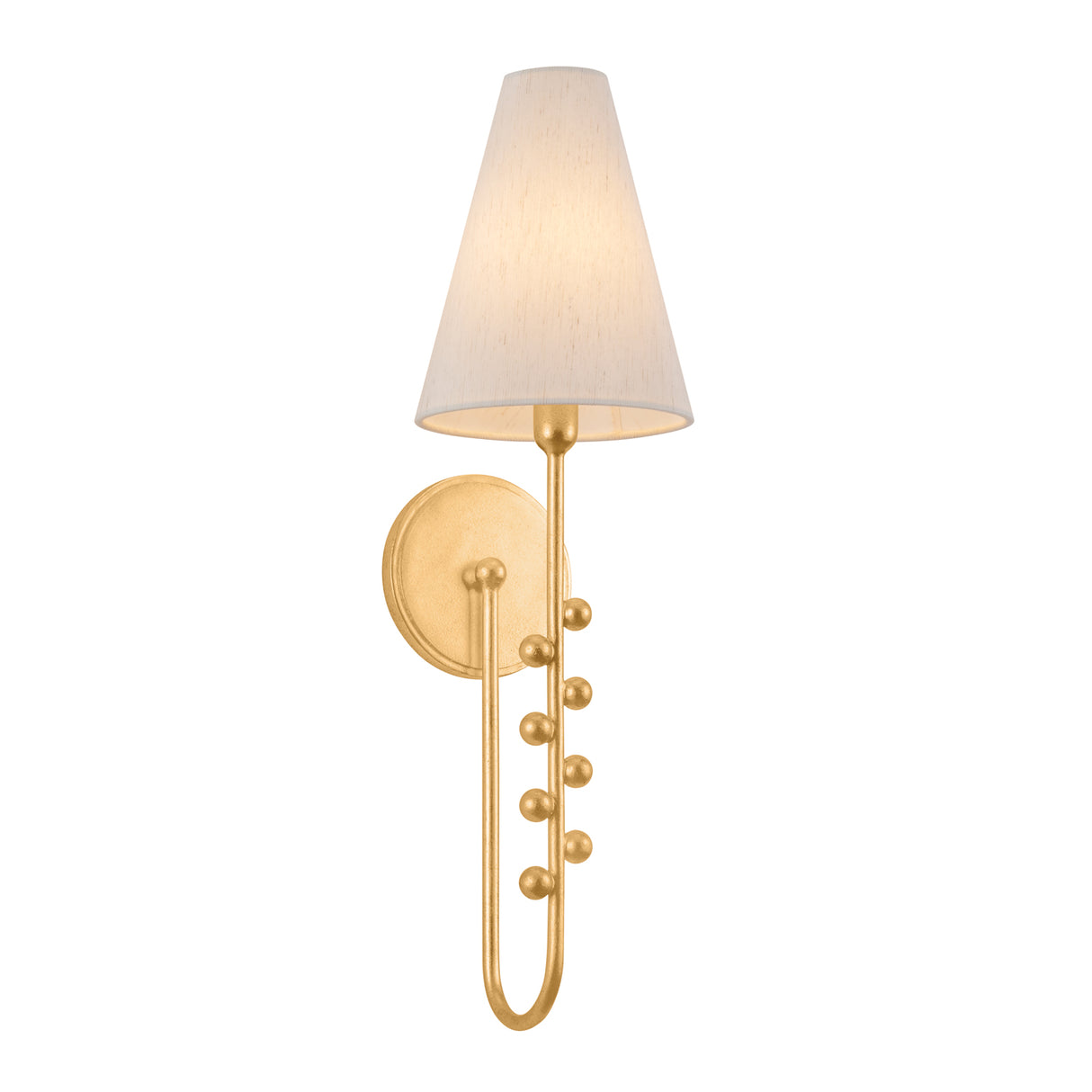 Linnea Wall Sconce 21", Gold Leaf