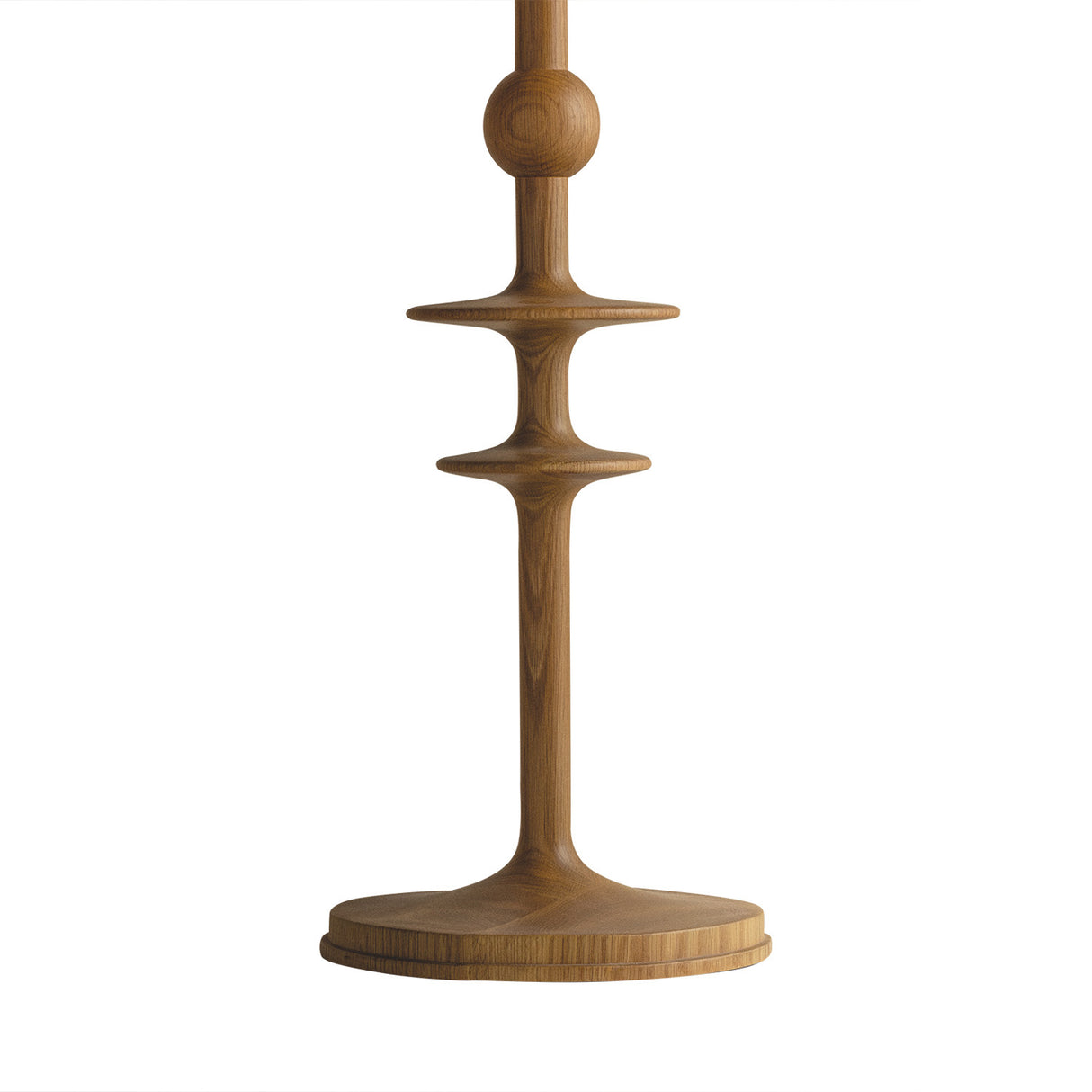 Hamish Floor Lamp 63", Natural Oak