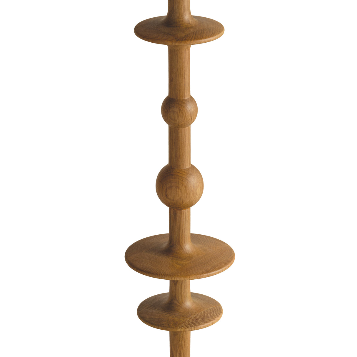 Hamish Floor Lamp 63", Natural Oak