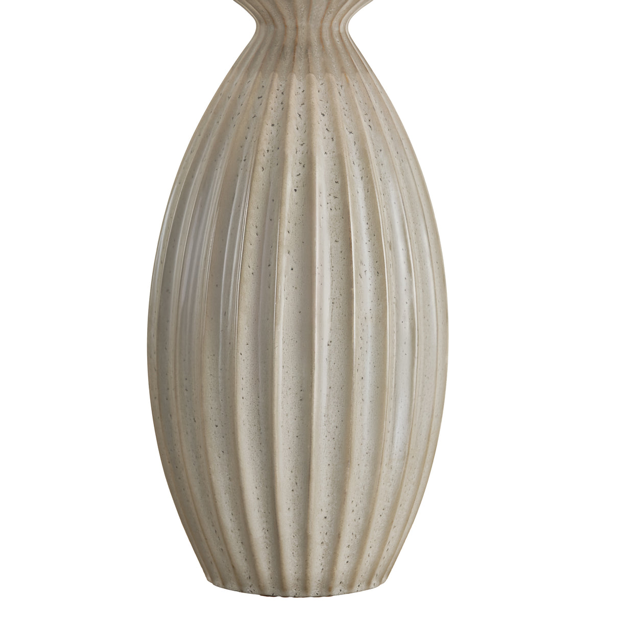 Lisette Table Lamp 30", Taupe Ceramic Glaze