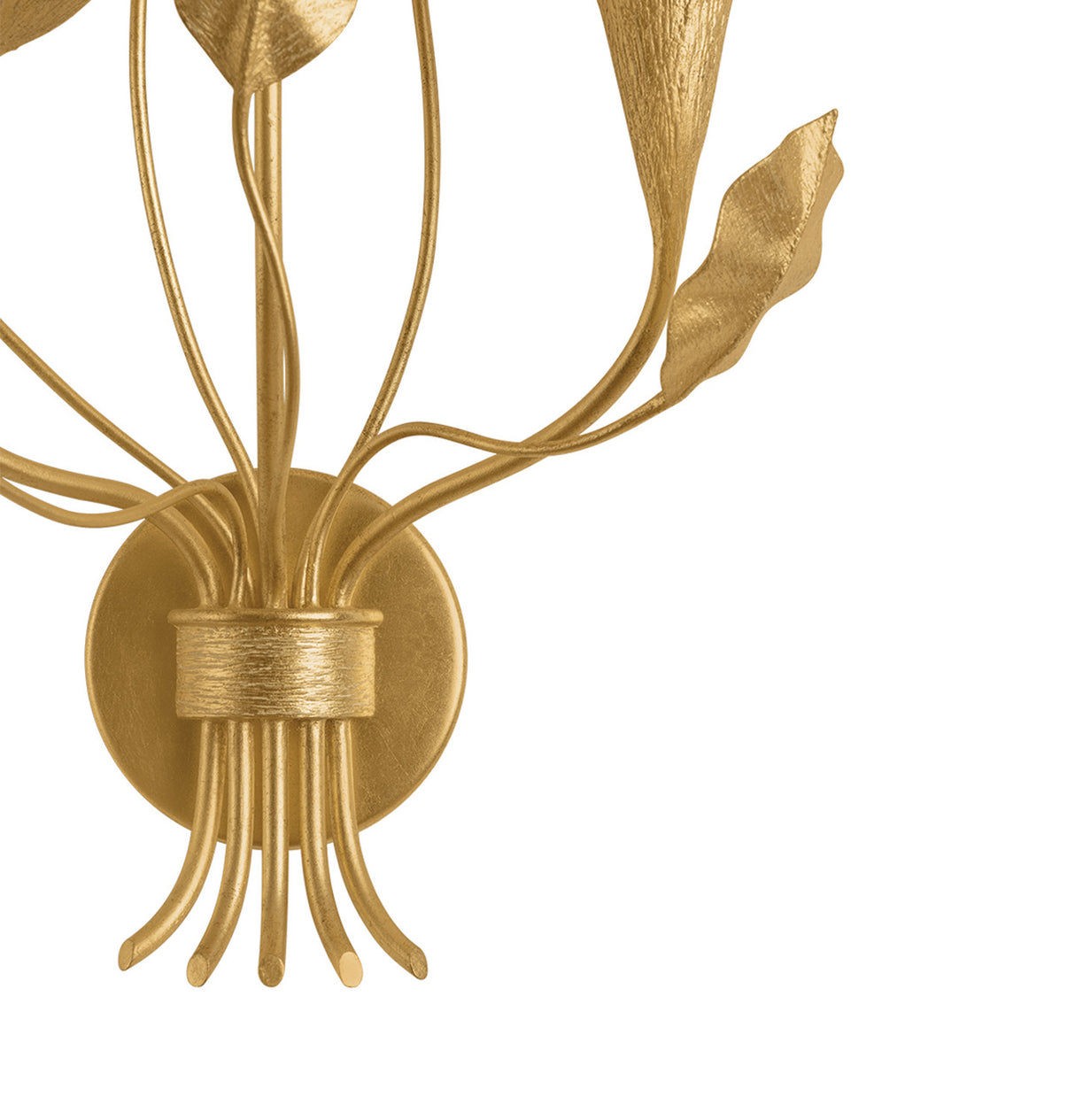 Radella Wall Sconce 26", Gold Leaf