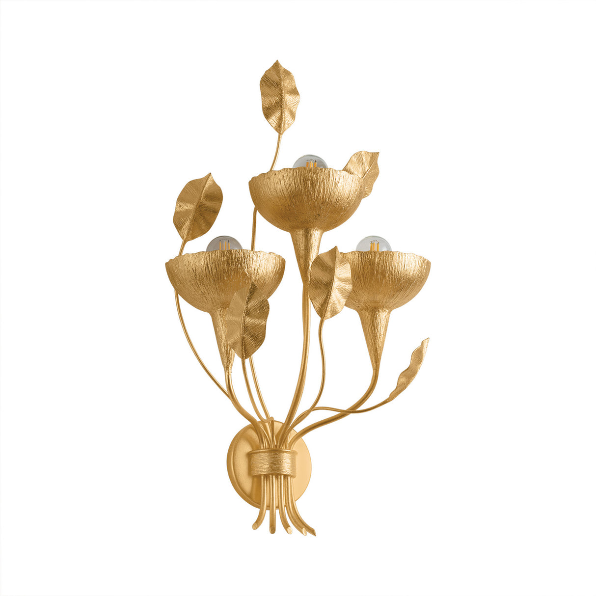 Radella Wall Sconce 26", Gold Leaf