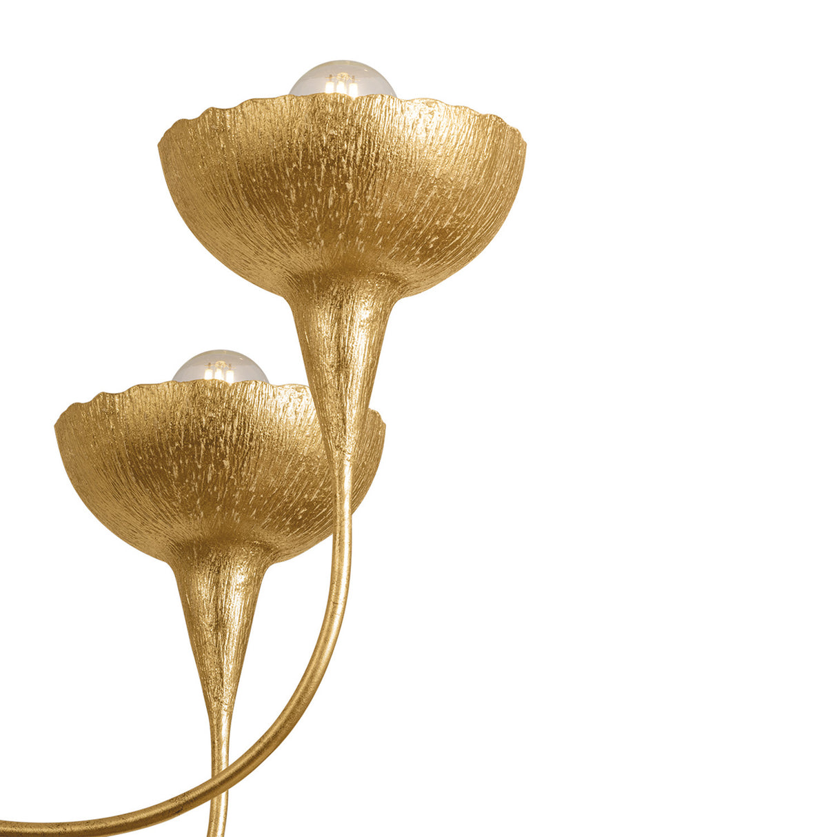 Radella 8 Light Chandelier 52", Gold Leaf