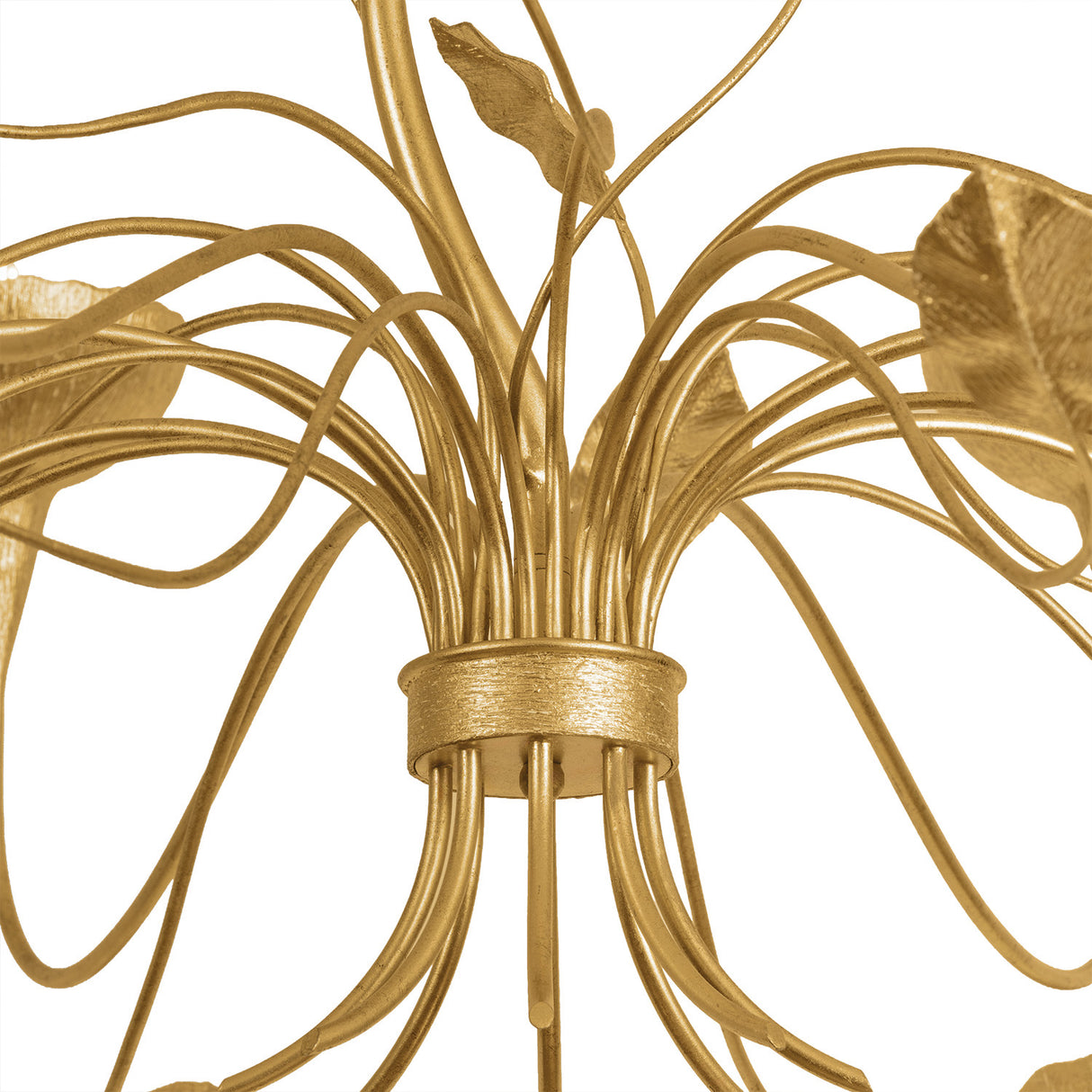 Radella 8 Light Chandelier 52", Gold Leaf