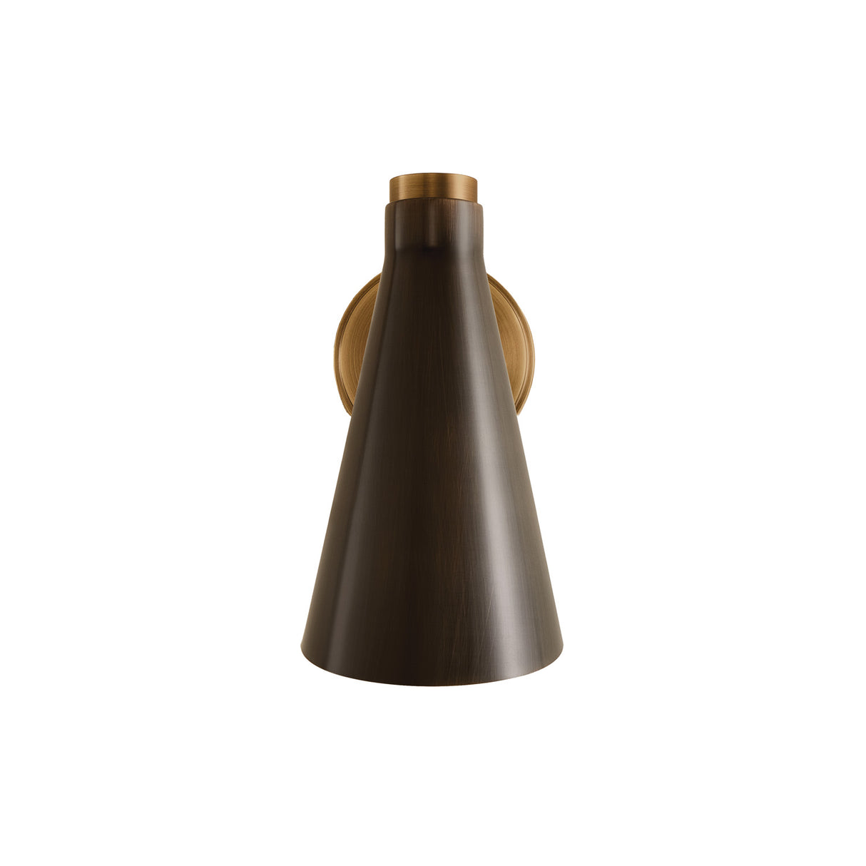 Ralph Adjustable Wall Sconce 15", Vintage Brass with Bronze