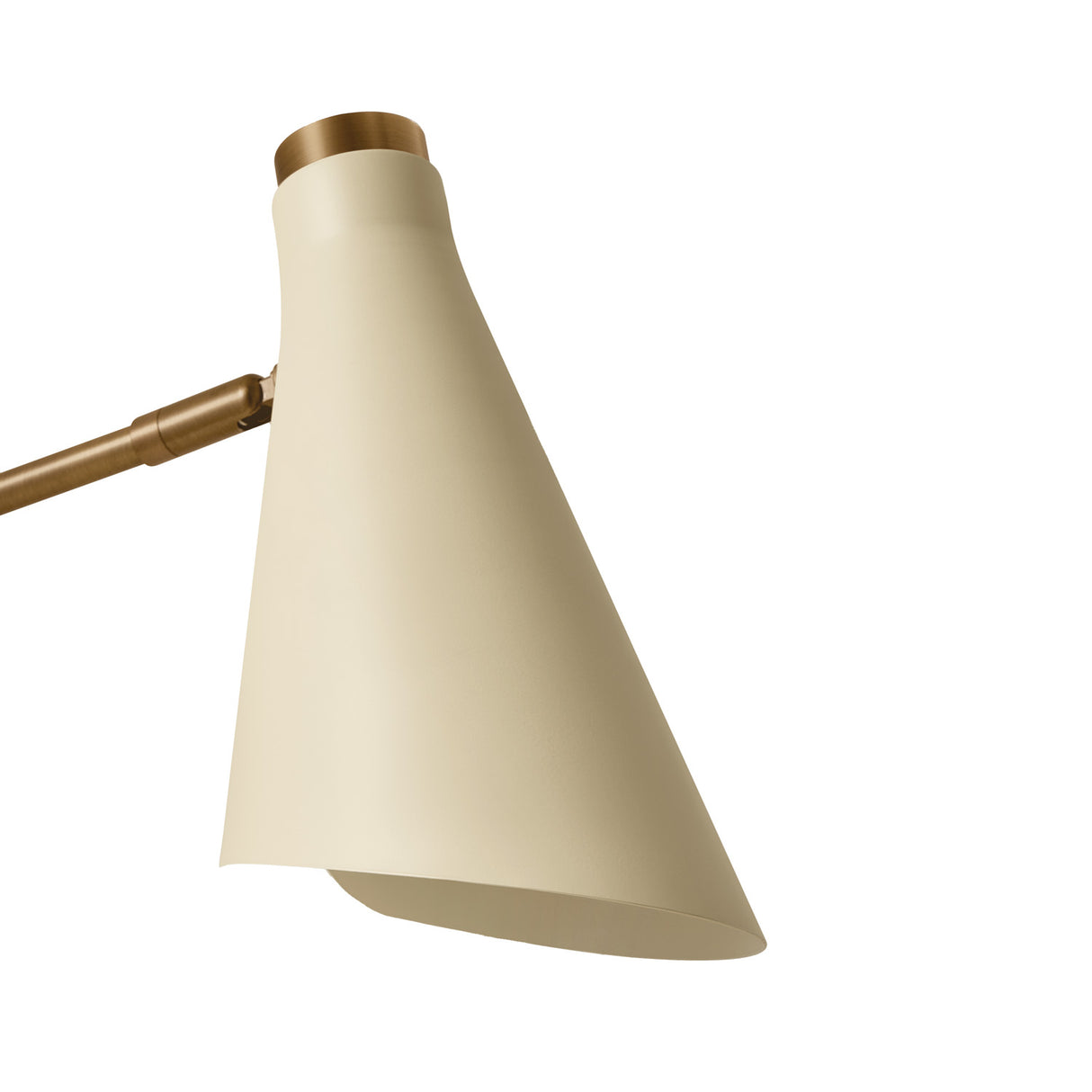Ralph Adjustable Wall Sconce 15", Vintage Brass with Soft Sand