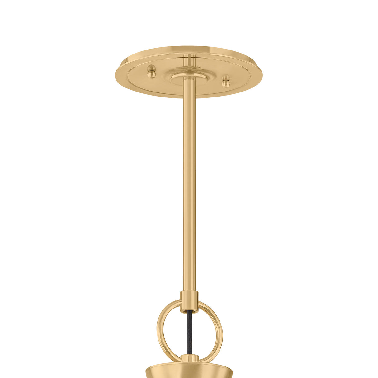Chesterfield 2 Shade Linear Pendant 54", Aged Brass and Off-White