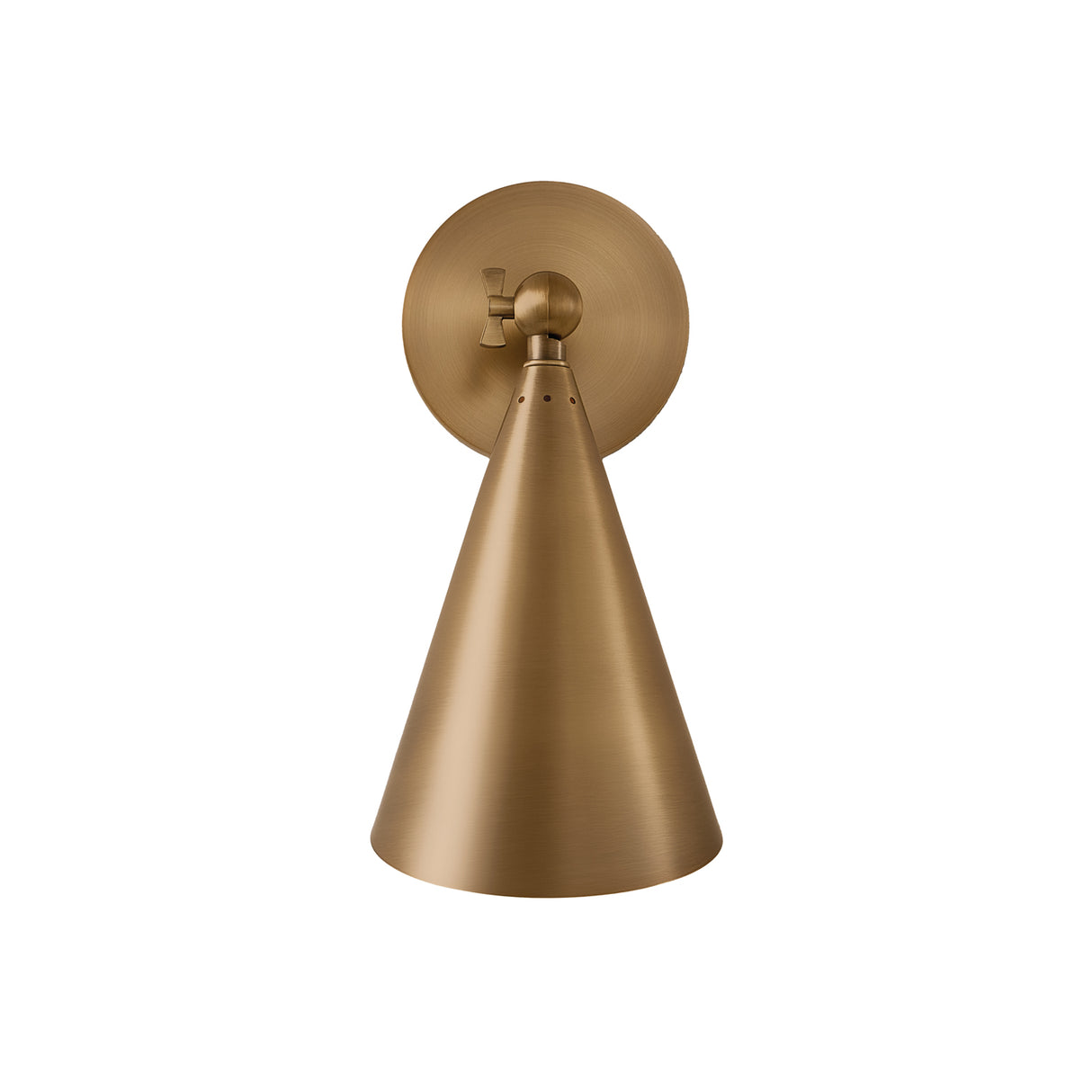 Faye Adjustable Wall Sconce, Patina Brass
