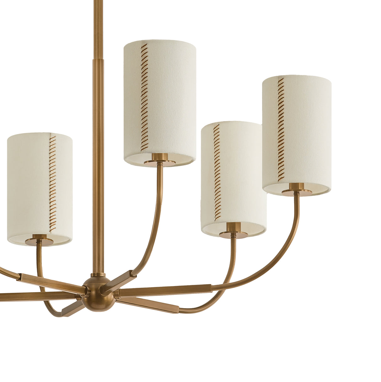 Hansel Chandelier 30", Patina Brass