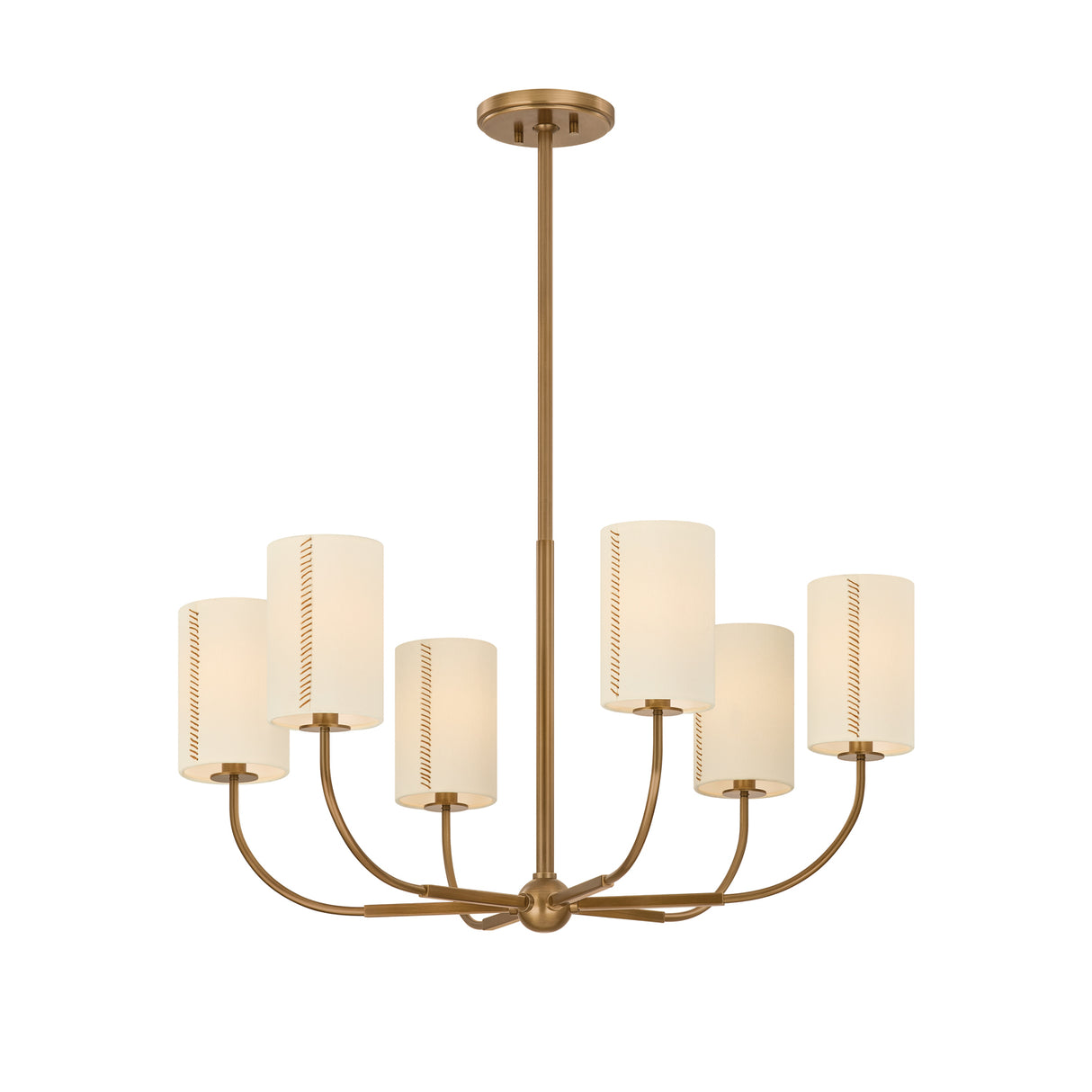Hansel Chandelier 30", Patina Brass