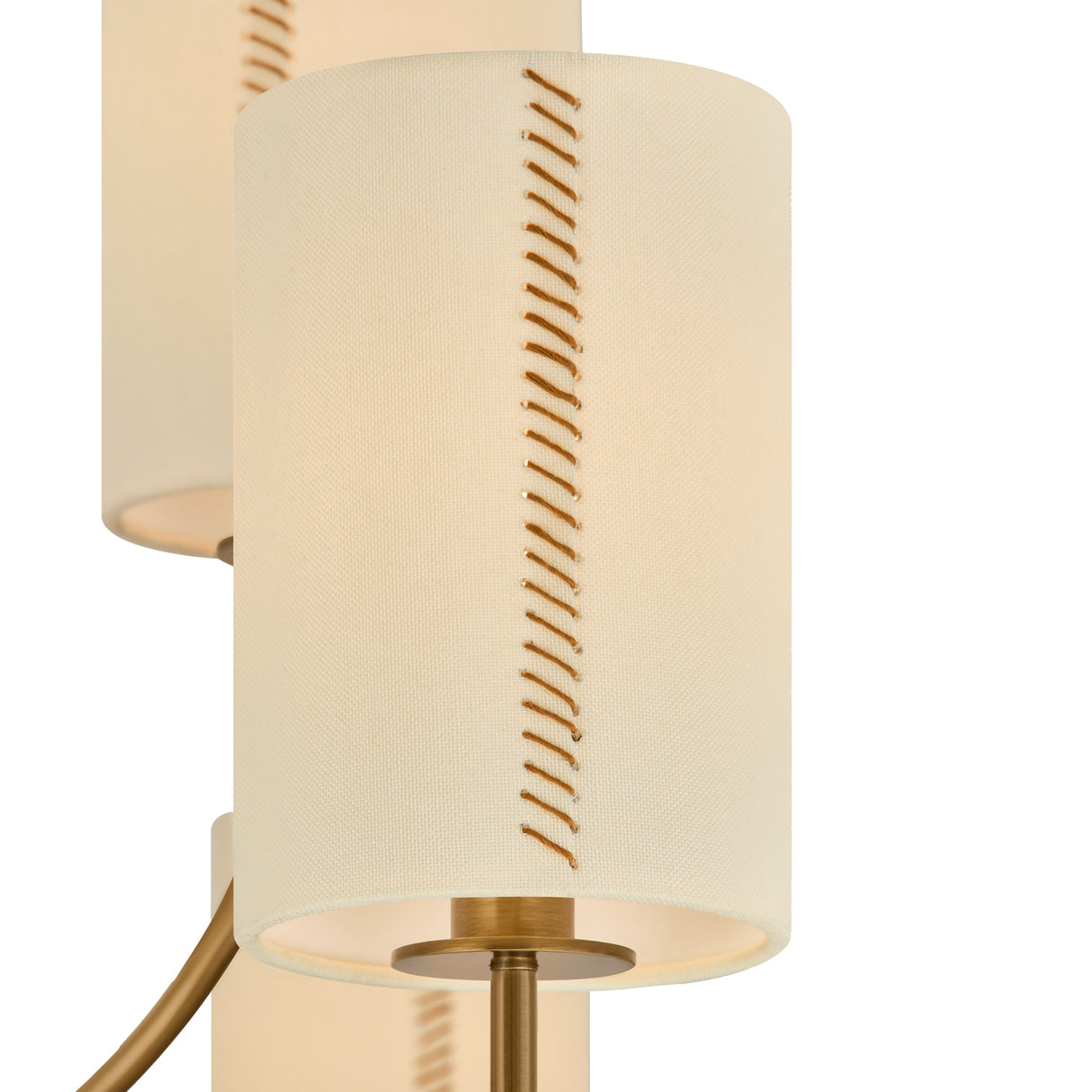 Hansel Two-Tier Chandelier 42", Patina Brass
