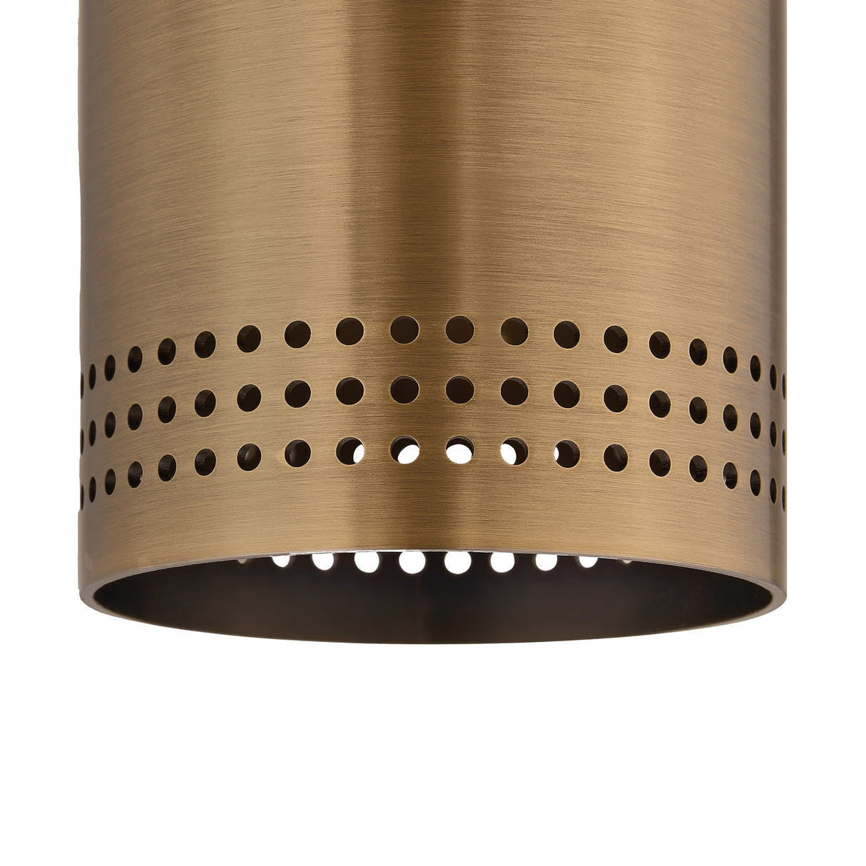 Bevan Mini Cylinder Flush Mount 5", Patina Brass