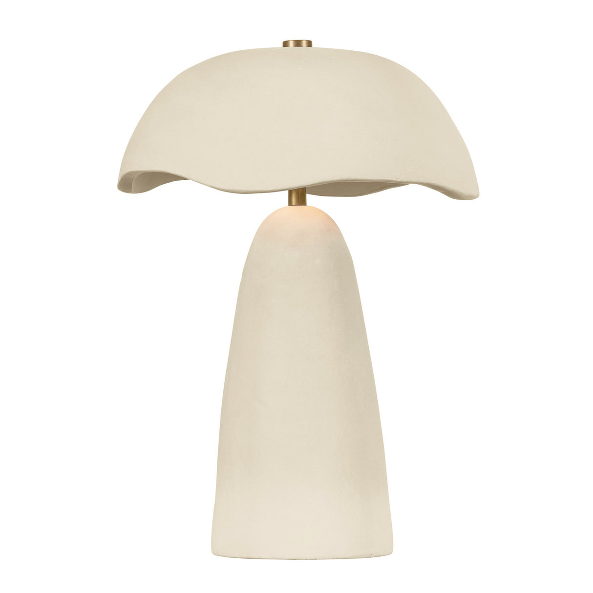 Janna Rechargeable Table Lamp 21", Artisan Ivory