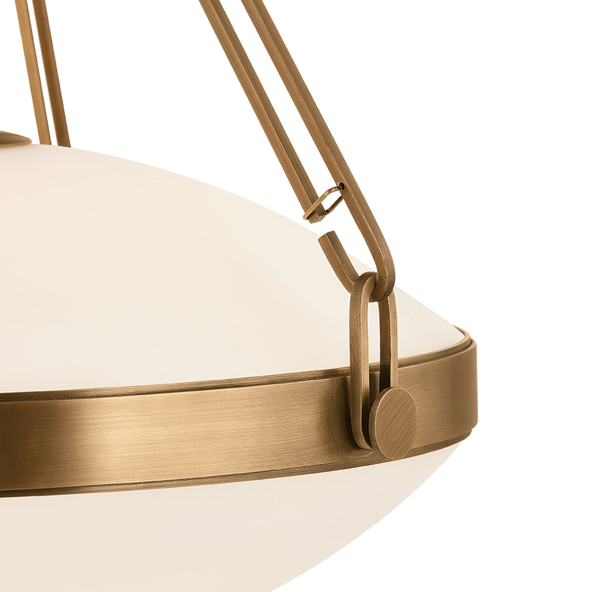 Dunmore Large Pendant 21", Patina Brass