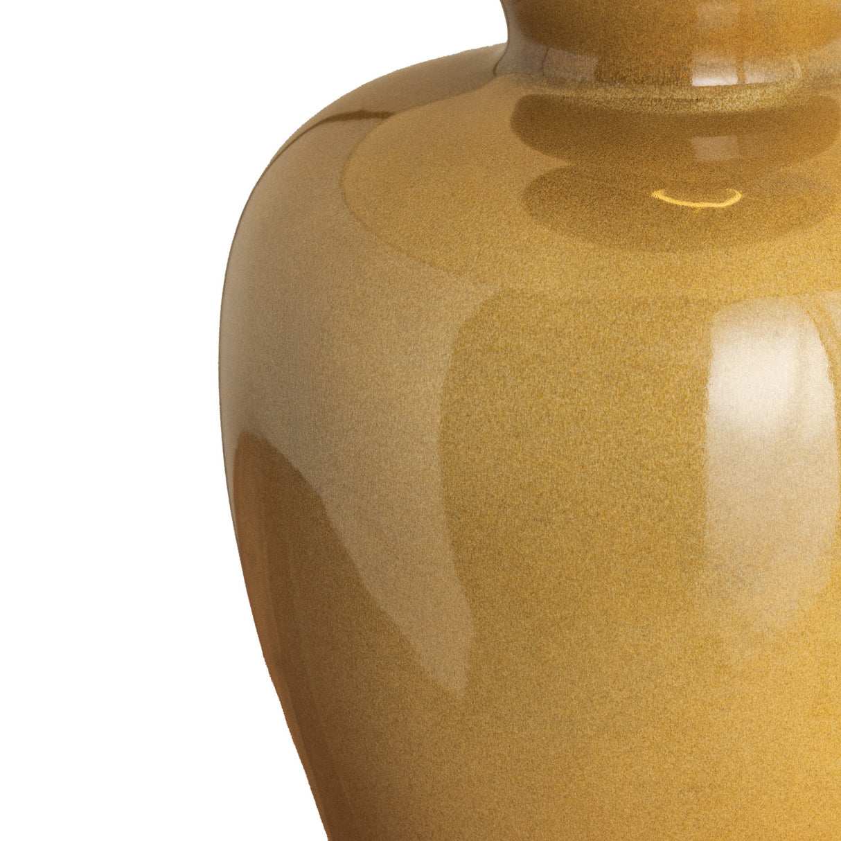 Virginia Table Lamp 24", Ginger Glossy Glaze