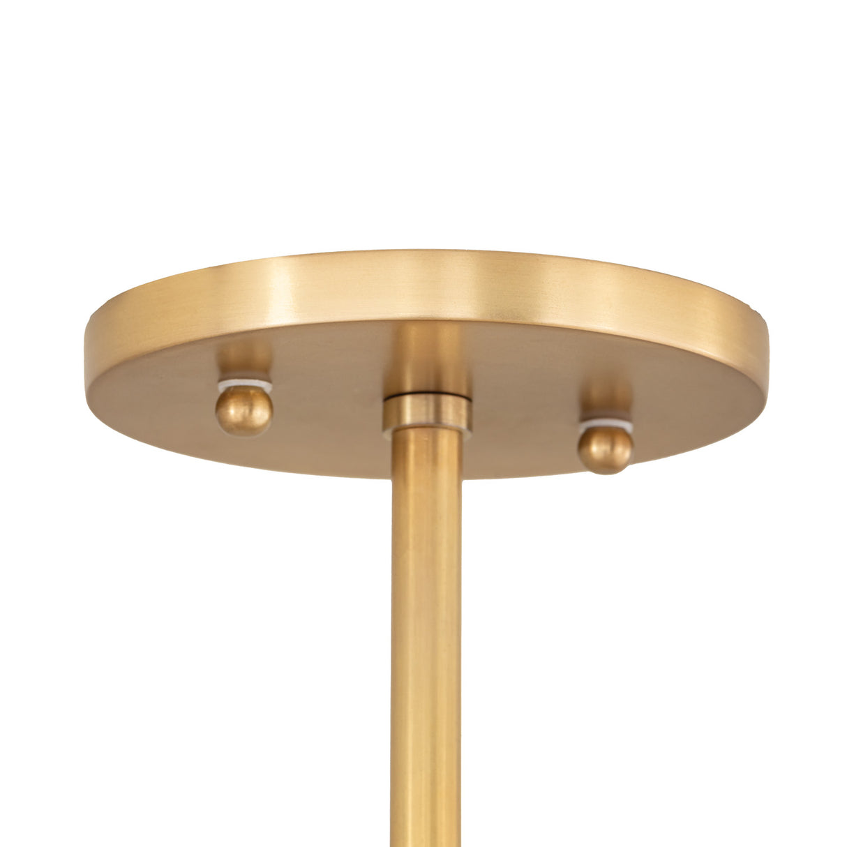 Catrin Medium Pendant 16", Aged Brass and Champagne Frosted Glass