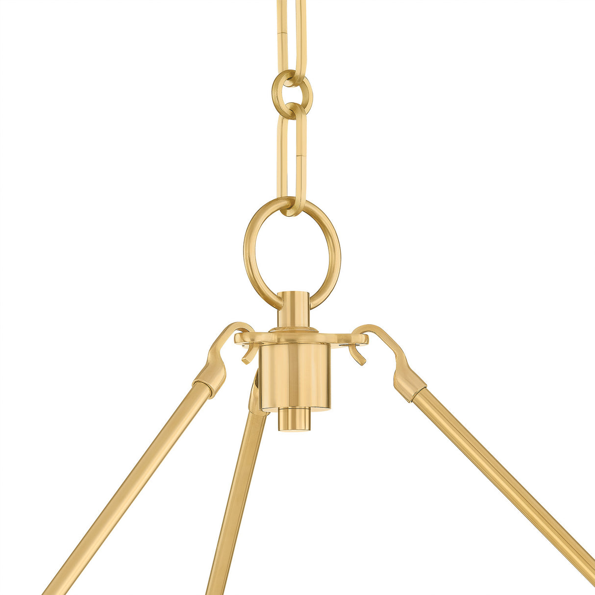 Rafferty 9 Light Chandelier 50", Aged Brass
