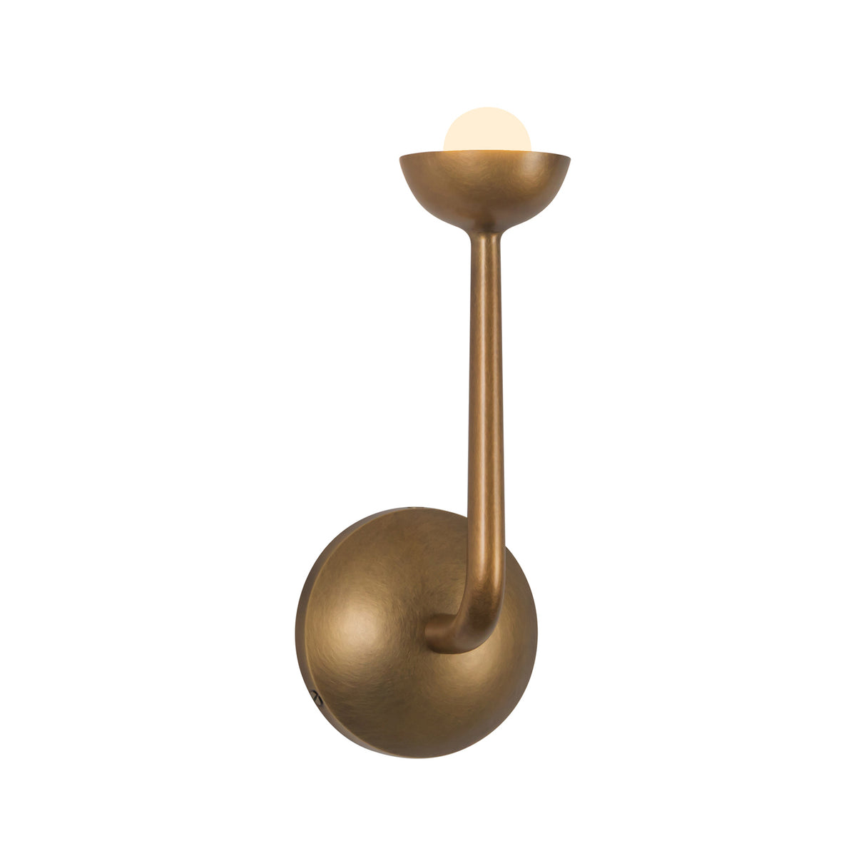 Bettina LED Wall Sconce 12", Vintage Brass