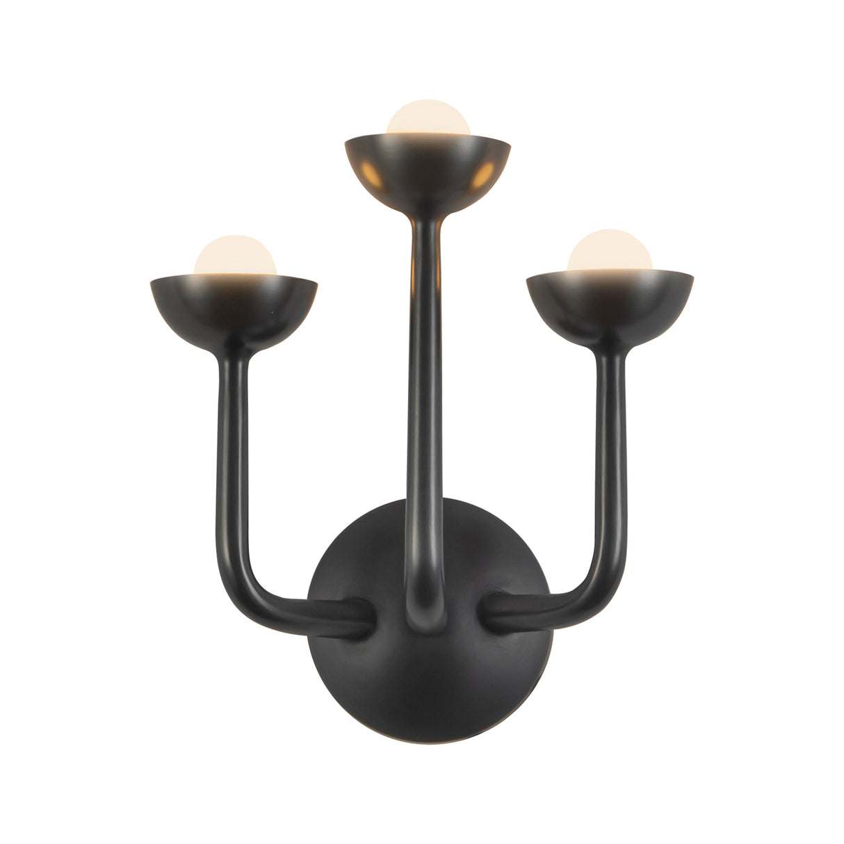 Bettina LED 3 Light Wall Sconce 12", Urban Bronze