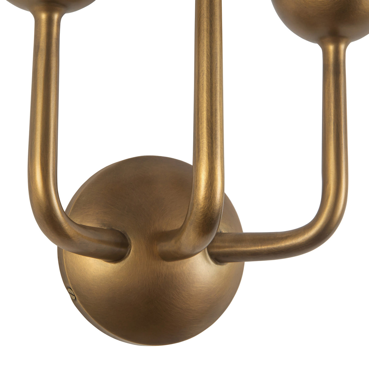 Bettina LED 3 Light Wall Sconce 12", Vintage Brass