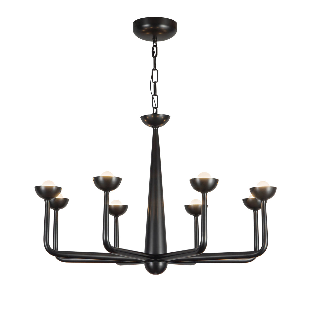 Bettina LED Chandelier 30", Urban Bronze
