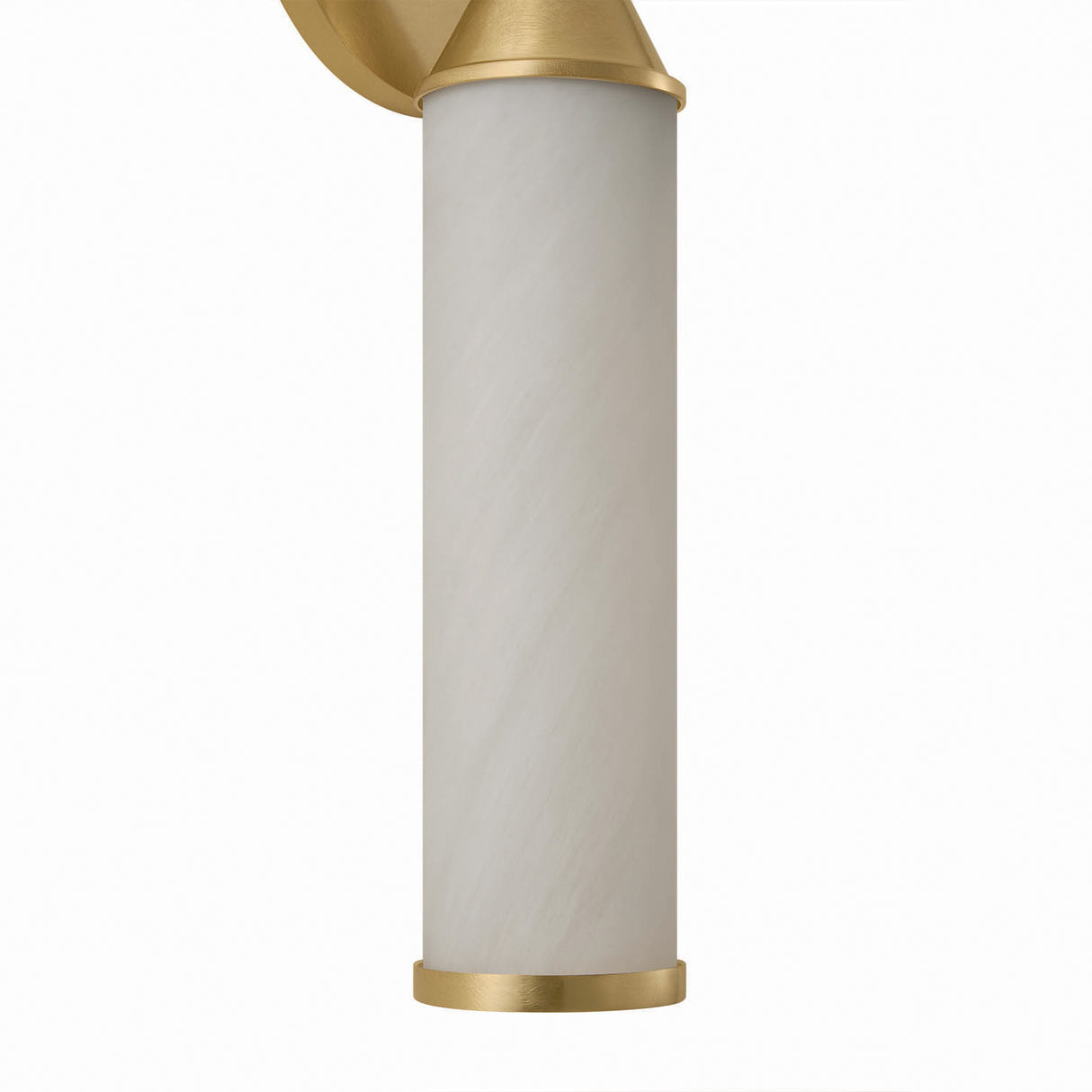 Sayer Wall Sconce 15", Aged Brass and Cloud Glass