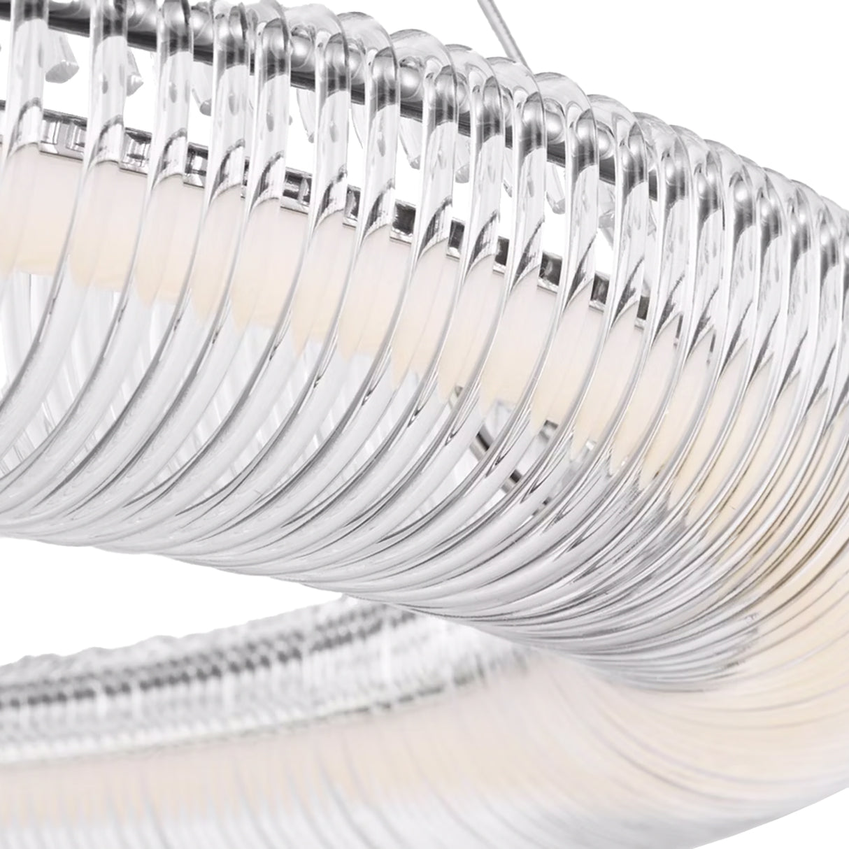 Amir Extra Large LED Chandelier 40", Polished Nickel