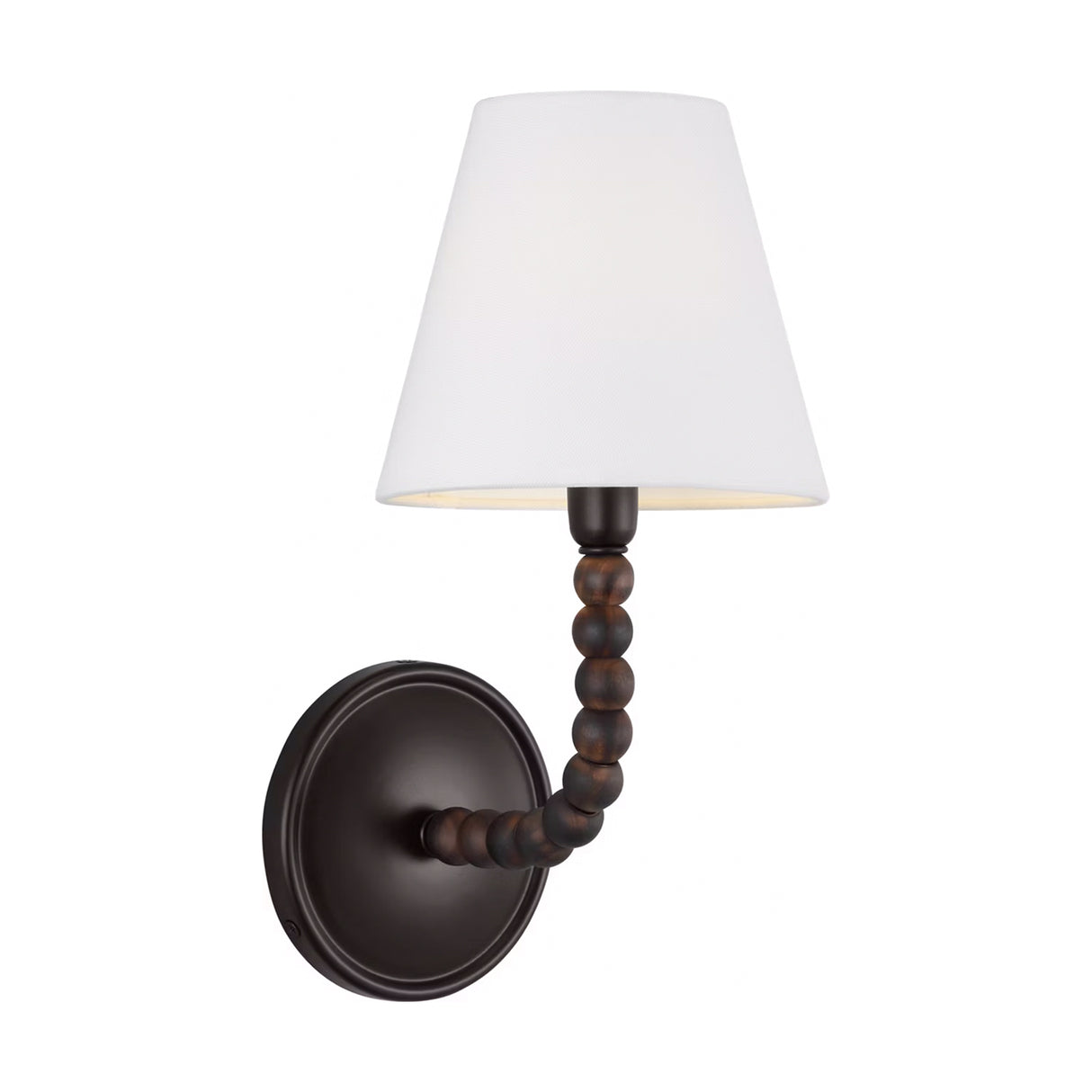 Casimir Curved Wall Sconce 13", Aged Iron