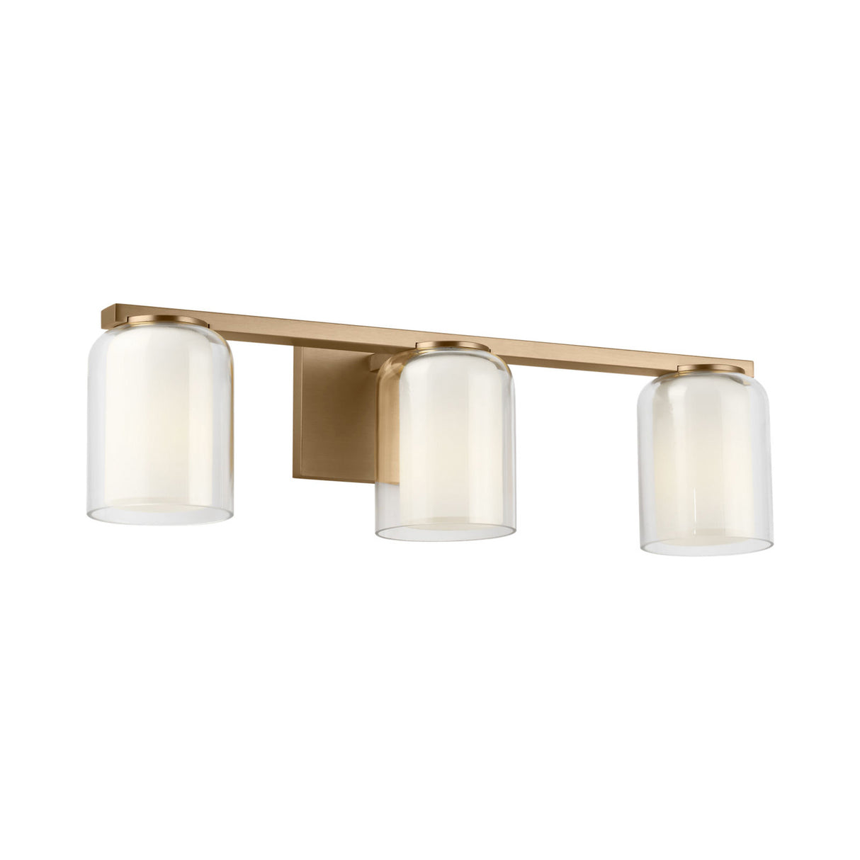 Orlando 3 Light Vanity 23", Satin Brass