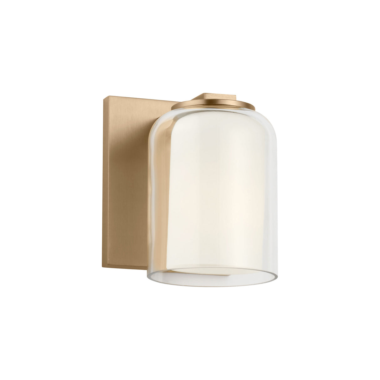 Orlando Vanity Wall Sconce 7", Satin Brass