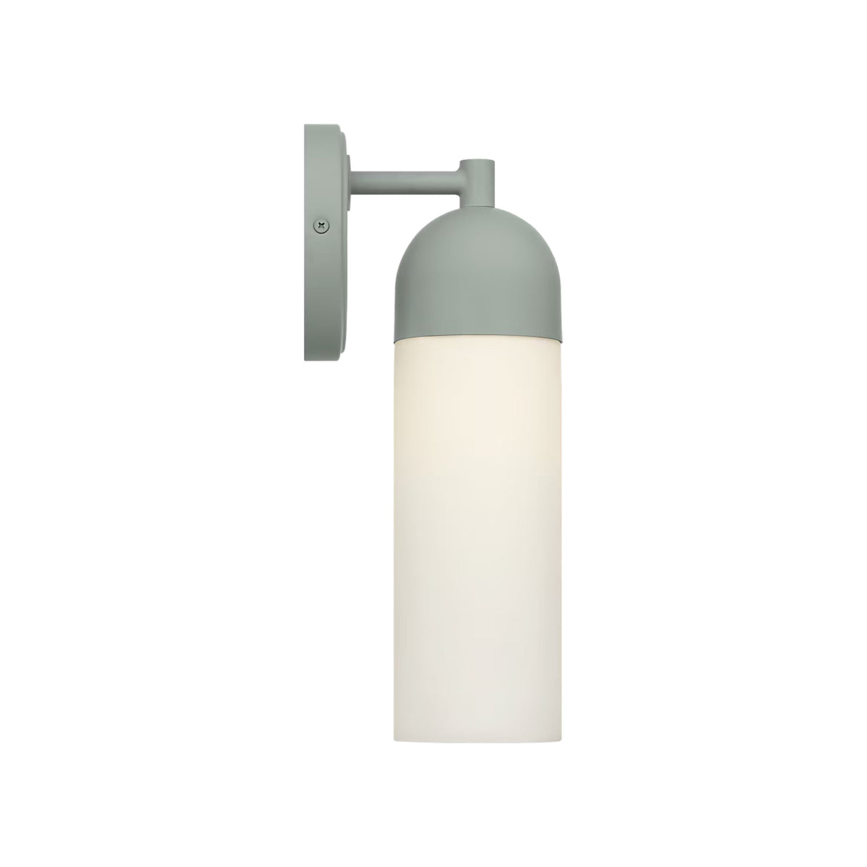 Filomena Wall Sconce 13", Soft Sage and Opal Glass