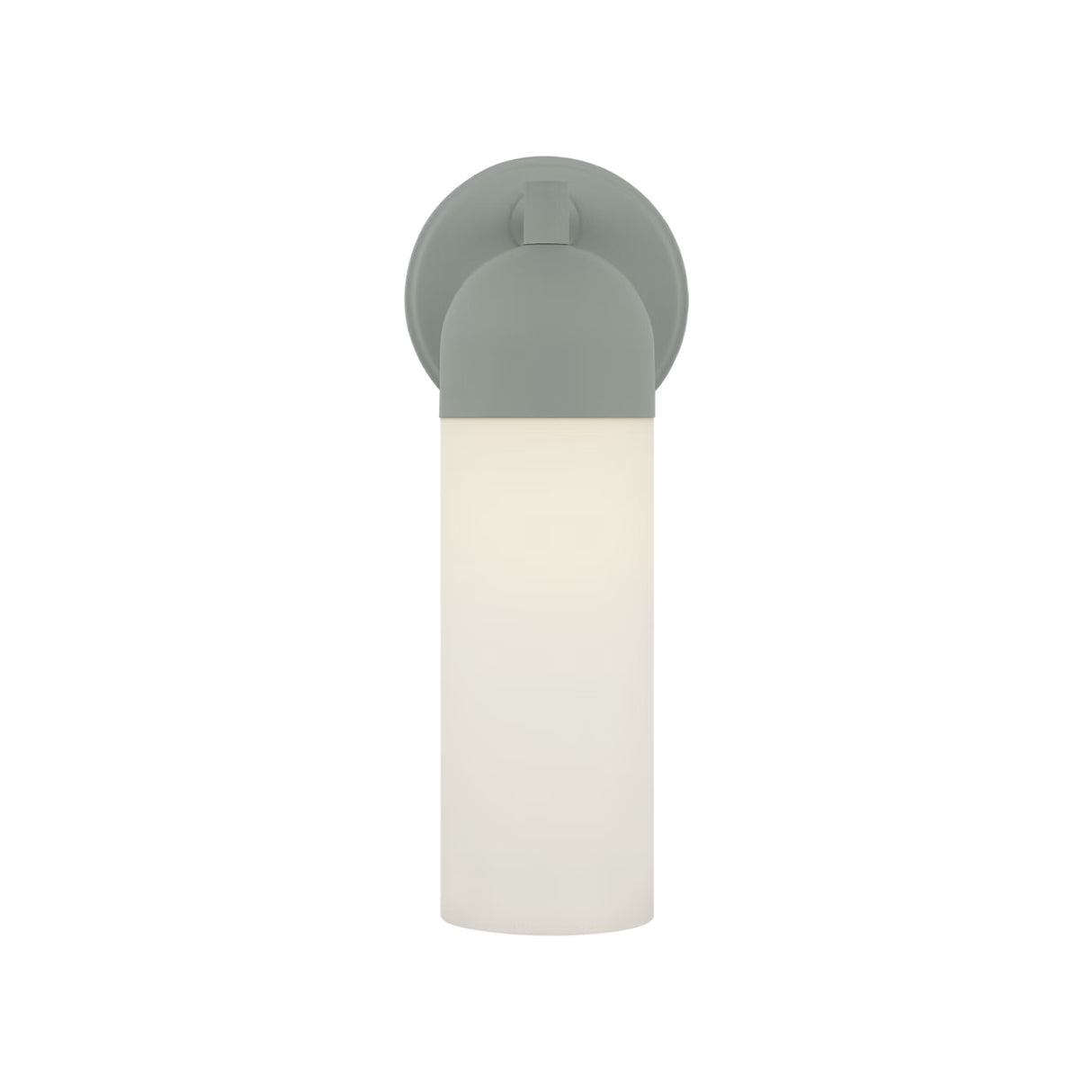 Filomena Wall Sconce 13", Soft Sage and Opal Glass