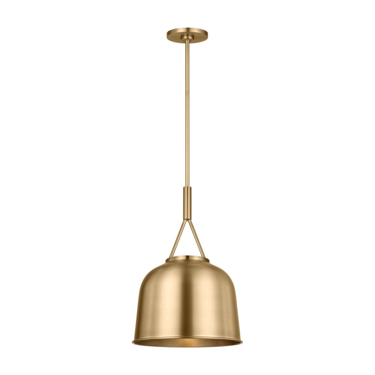Stratford Small Pendant 12", Aged Brass