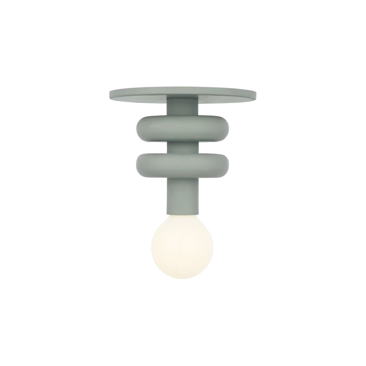 Filomena Extra Small Flush Mount 5", Soft Sage