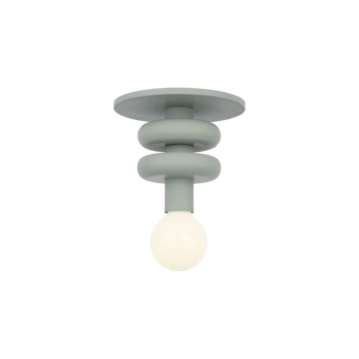 Filomena Extra Small Flush Mount 5", Soft Sage