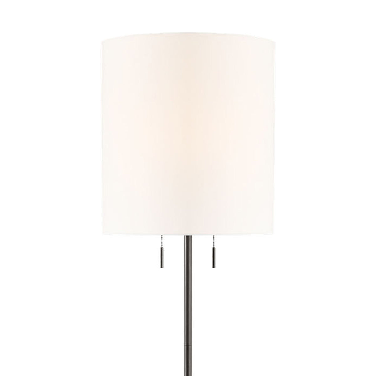 Stroud Floor Lamp 62", Aged Iron and Terracotta