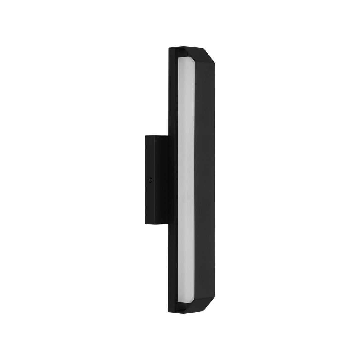 Godfrey LED Outdoor Wall Light, Medium 18", Textured Black