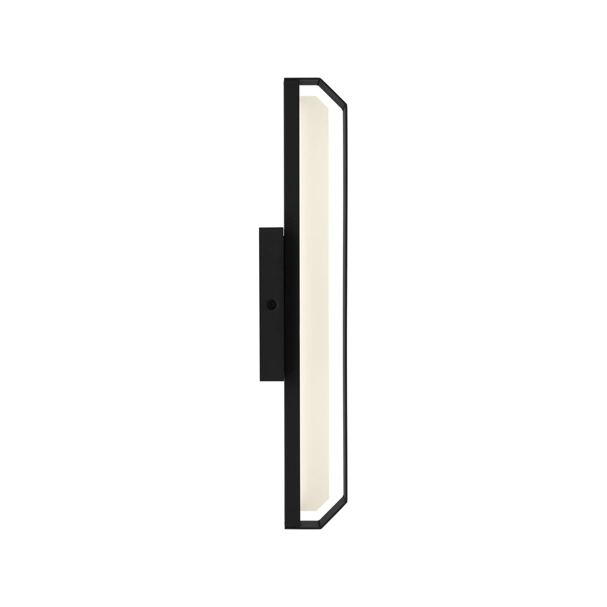Godfrey LED Outdoor Wall Light, Medium 18", Textured Black