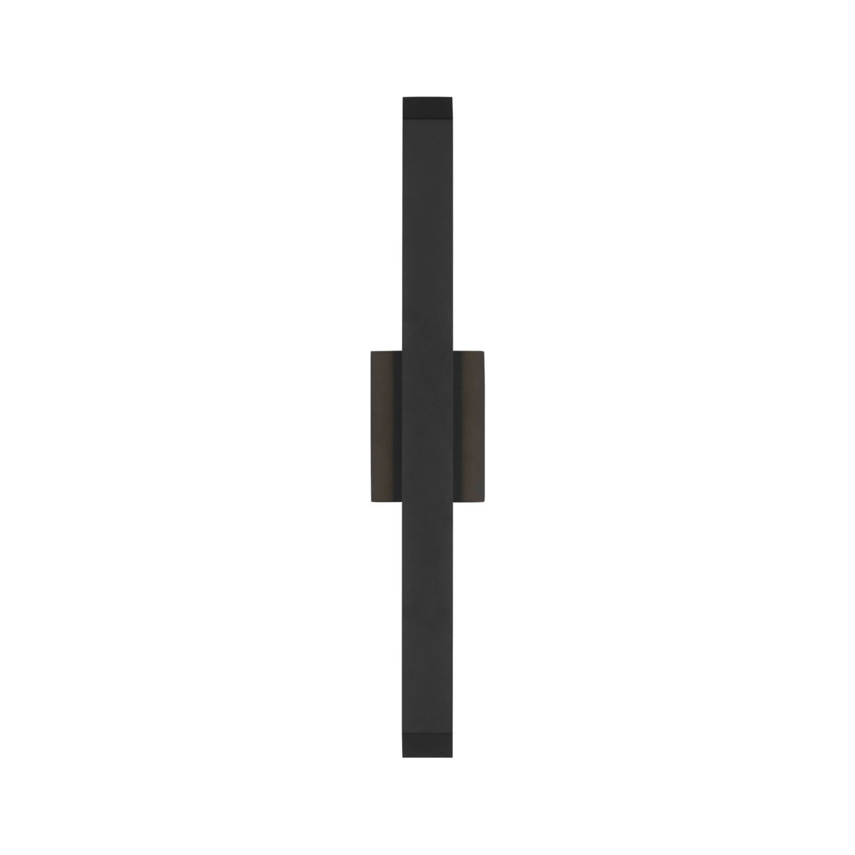 Godfrey LED Outdoor Wall Light, Large 26", Textured Black