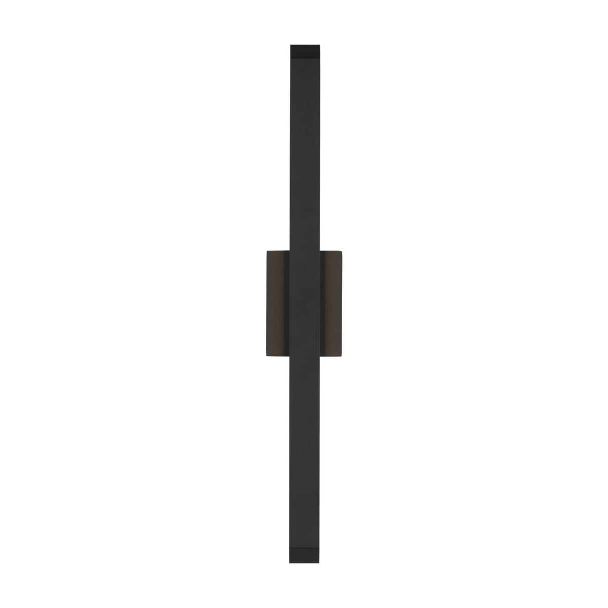 Godfrey LED Outdoor Wall Light, Extra Large 34", Textured Black