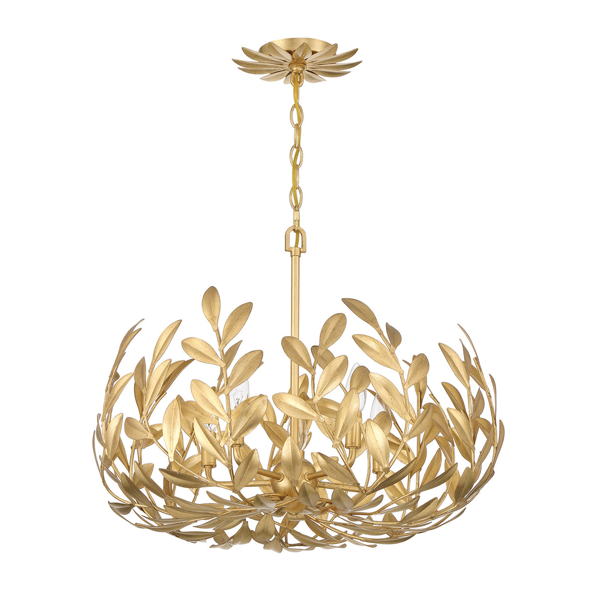 Alison Chandelier 23", Antique Gold
